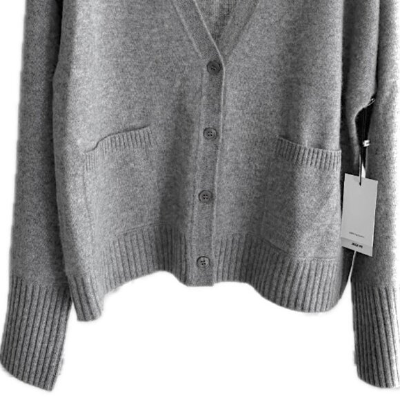 Jason Wu Women's 100% Cashmere Cardigan Sweater Top w Pockets Gray Size S NEW - Picture 6 of 11
